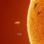 Sun and earth size