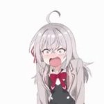 Alya yelling GIF Template