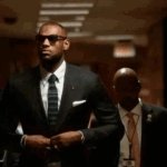 lebron james walking GIF Template