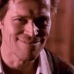 William Dafoe Smiling GIF Template