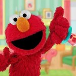 Elmo saying good luck