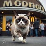 Grumpy cat mcdonalds