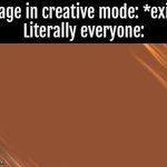 Who else love to blow Village in creative mode up? | Village in creative mode: *exist*
Literally everyone: | image tagged in gifs,memes,funny,minecraft,village,kaboom | made w/ Imgflip video-to-gif maker