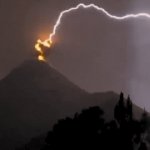 Lightning Emanating From Guatemalan Volcano | image tagged in gifs,lightning emanating from guatemalan volcano | made w/ Imgflip video-to-gif maker