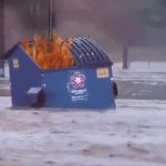 Dumpster fire dnd party GIF Template