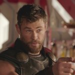 thor, because that's what heroes do (blank)