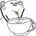 Impjak Sipping Large Cup With Straw template