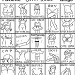 Outfit kink bingo