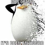 mrs obama it's been an honor