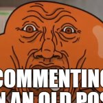 commenting on an old post