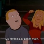 my math is just called math