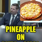 Ugh! | PINEAPPLE ON PIZZA….OMG! | image tagged in gifs,pizza,fun,omg | made w/ Imgflip video-to-gif maker