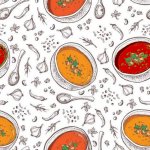 Pozole tile pattern background