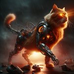 Terminator 2 judgement day orange cat