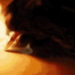 Writing fire GIF Template