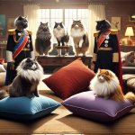 war between loaylist cats and pillow cats