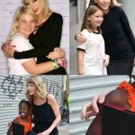 Taylor Swift racista abraza niña apenas tocándola