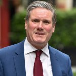 Kier Starmer's moronic face