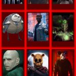 The Walt Disney Company Horror Movies and TV Shows Villains 12