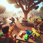 Epic park nerf battle