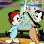 NobleRanger and Yakko shared temp meme