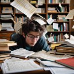 Student and books