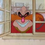 Dr Robotnik at the window