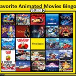 favorite animated movies bingo volume 2 | image tagged in favorite animated movies bingo volume 2,cinema,peanuts,favorites,studio ghibli,bingo | made w/ Imgflip meme maker