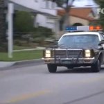 chp police car responding