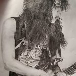 Kirk Hammett drawing meme