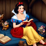 Snow white bedtime