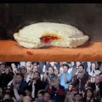 uncrustable painting | image tagged in gifs,memes,funny | made w/ Imgflip video-to-gif maker