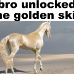 bro unlocked the golden skin