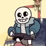 sans busting it down meme