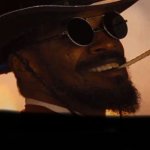 Django laughing