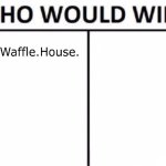 Waffle vs blank meme