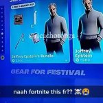 Jeffrey Epstein Fortnite meme