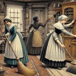 women cleaning