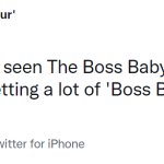 Boss Baby Tweet