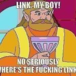 Link, my boy! meme