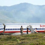 American Airlines plane on grounnd