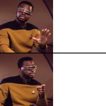 Don't Drake. LaForge instead.