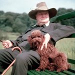 Churchill with Dog