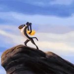 Simba throw GIF Template