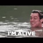 IM ALIVE GIF Template