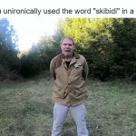 RIP Paul Harrell | POV: You unironically used the word "skibidi" in a sentence | image tagged in gifs,paul harrell,skibidi,gen alpha,disappointed man | made w/ Imgflip video-to-gif maker