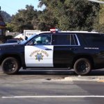 chp police car responding
