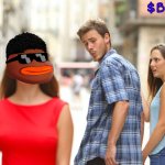 distracted boyfriend $BRUNO