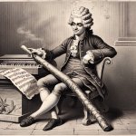 Joseph Haydn smoking a blunt