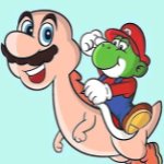 Mario Yoshi Face Swap template